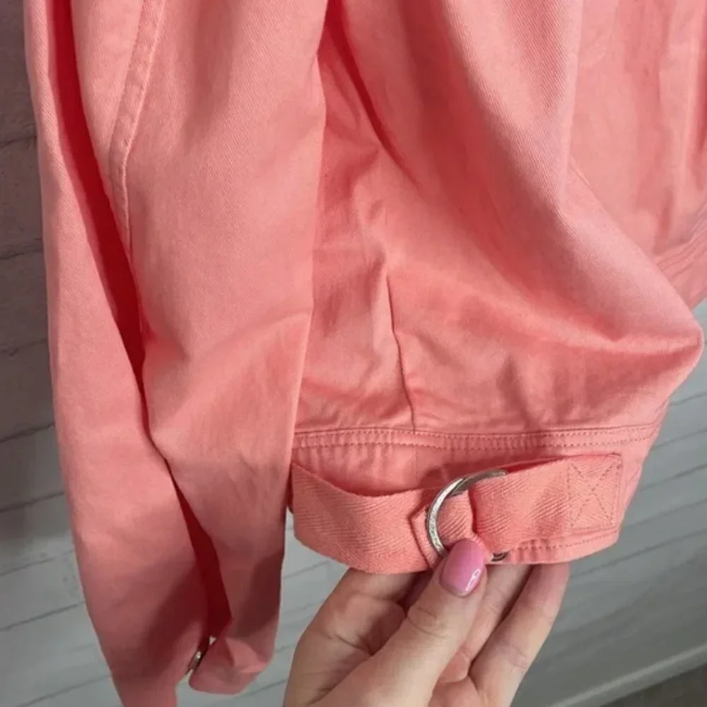 NWT Treasure & Bond Stand Collar Cotton Twill Jacket